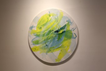 TONDO CLARITO, acrilic on canvas, 160 x 150 cm, 2015